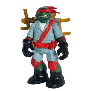 Teenage Mutant Ninja Turtle Raphael Ooze Tossin 4.5" Action Figure Gear 2012
